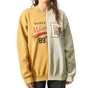 BDG Urban Outfitters Stitched Together Crewneck Sweatshirt